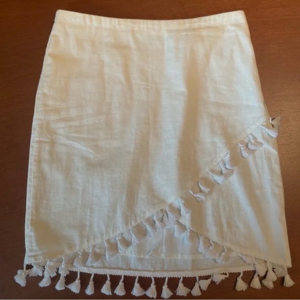 Vici Asymmetrical Tassel Skirt size medium